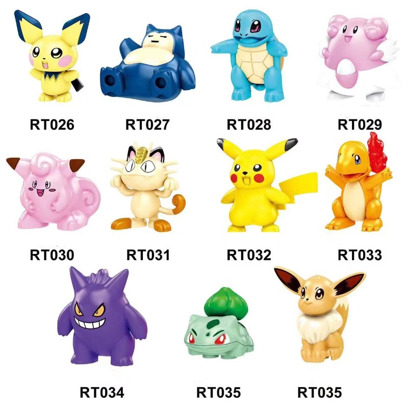 Pokémon Assembly Toy Anime Min - Lego Set Creator ulasan dan harga