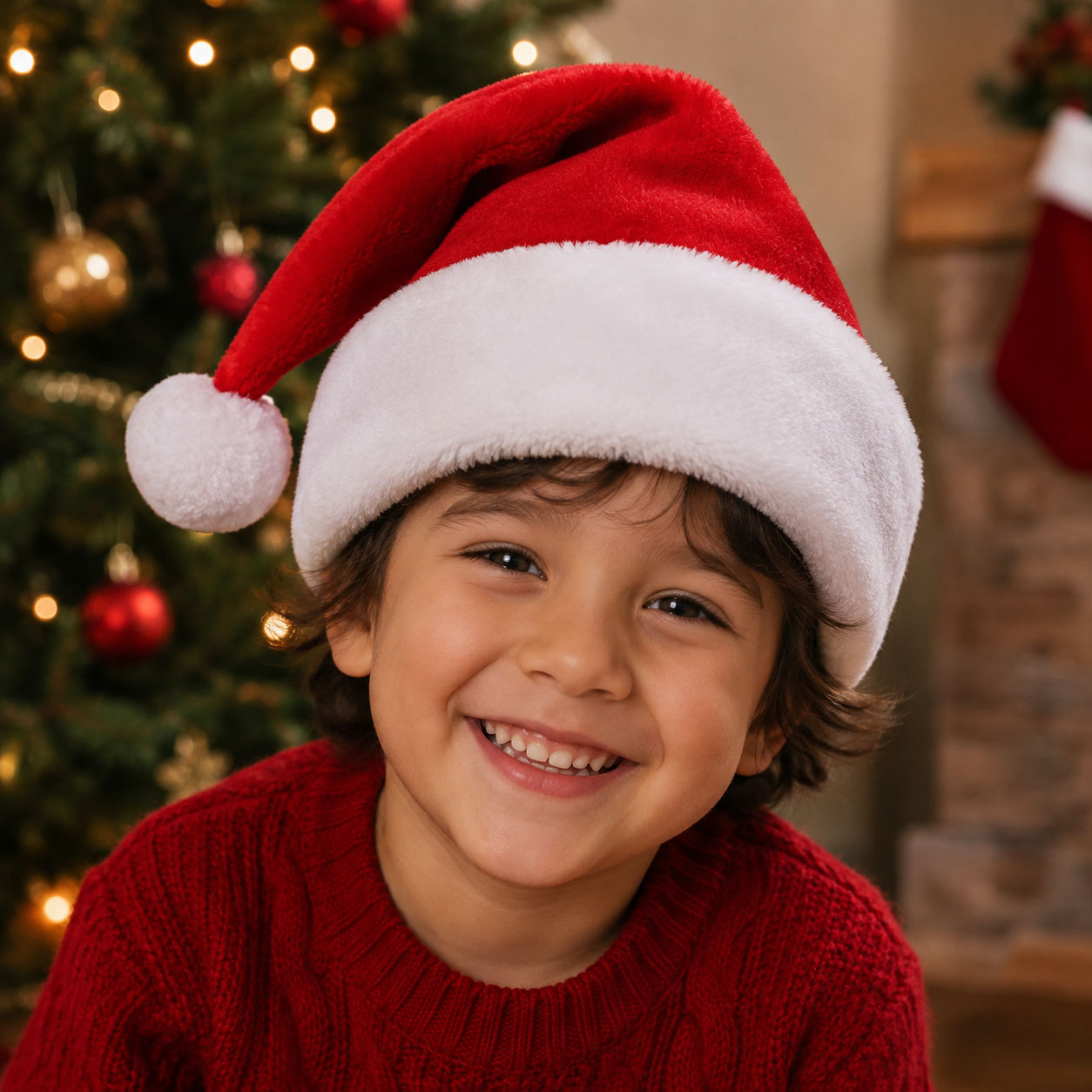 3PC Plush Santa Claus Hat Warm - Santa Hat Plush ulasan dan harga
