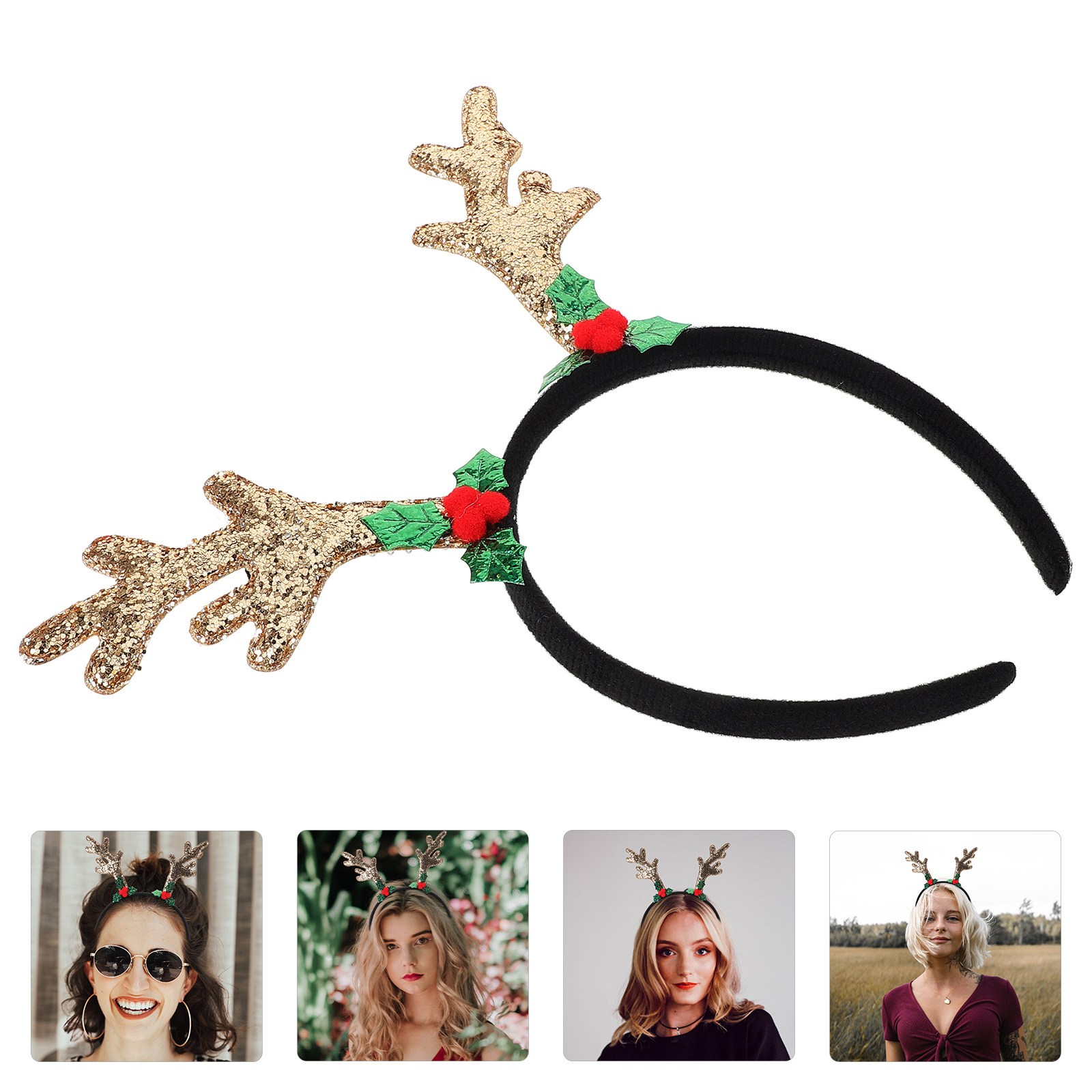 Antler Headband Lightweight St - Reindeer Antlers Headband ulasan dan harga