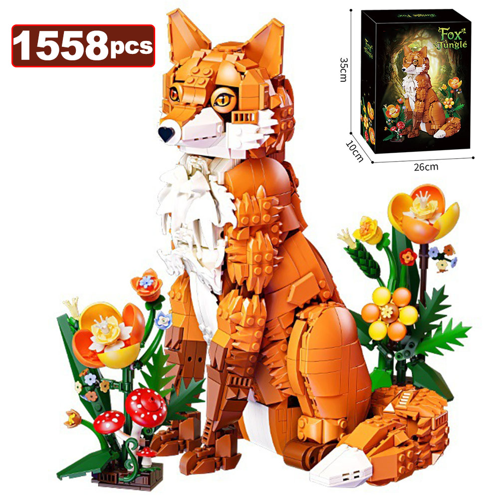1558PCS MOC Jungle Fox Model B - Lego Set Creator ulasan dan harga