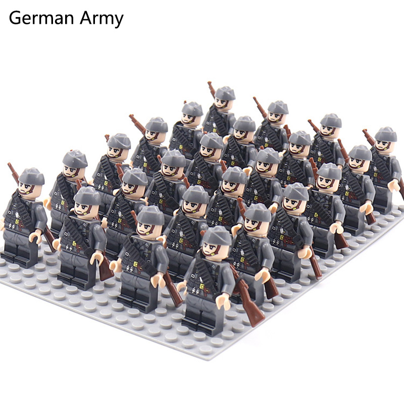 WW2 24pcs/Lot Military Soldier - Lego Set Creator ulasan dan harga