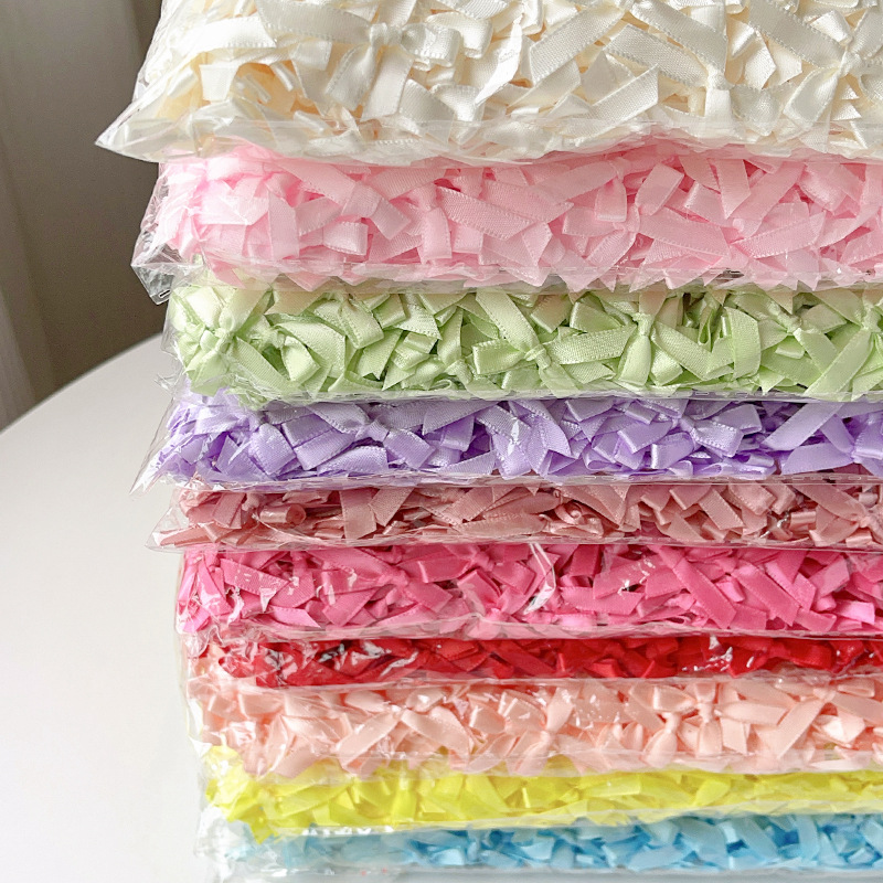 Multicolor Mini Satin Ribbon B - Ribbon Bow Gift ulasan dan harga