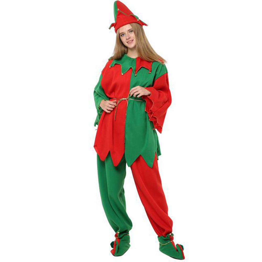 Adult Women Green Elf Hallowee - Elf Costume Christmas ulasan dan harga